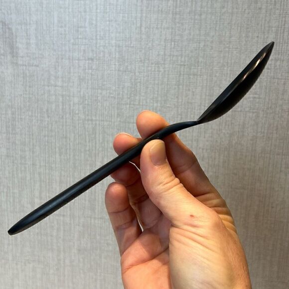 Black Metal Flatware Sets Silverware Set Forks Knives Knife Spoons - Picture 4 of 4